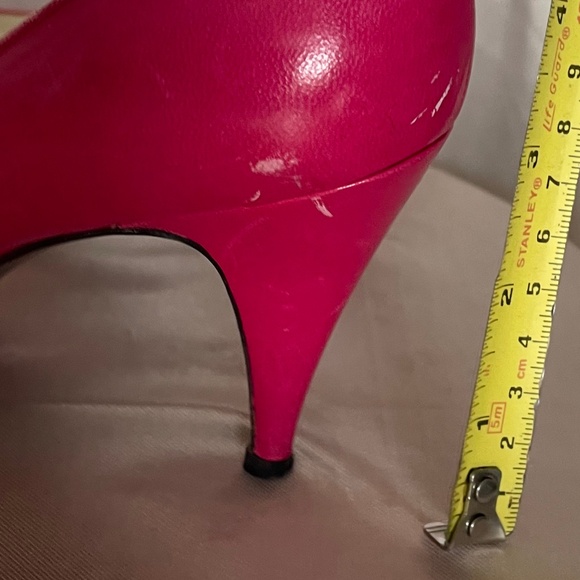 SHOES LEATHER HOT PINK SIZE 8.5N HOT! HOT !HOT! - Picture 8 of 11